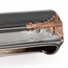 Vintage applique handicraft polished ceramic Ethel Ferroluce Viadurini