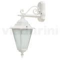 Vintage Outdoor Wall Lamp in White Aluminum Made in Italy - Terella