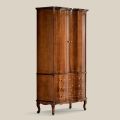 Classic Wooden Wardrobe with 2 Doors and 3 Drawers Made in Italy - Luxury