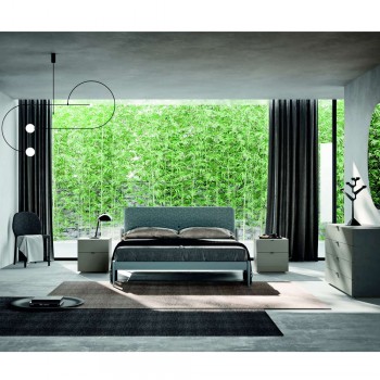 Bedroom Furniture with 4 Elements Modern Style Made in Italy - Eletta