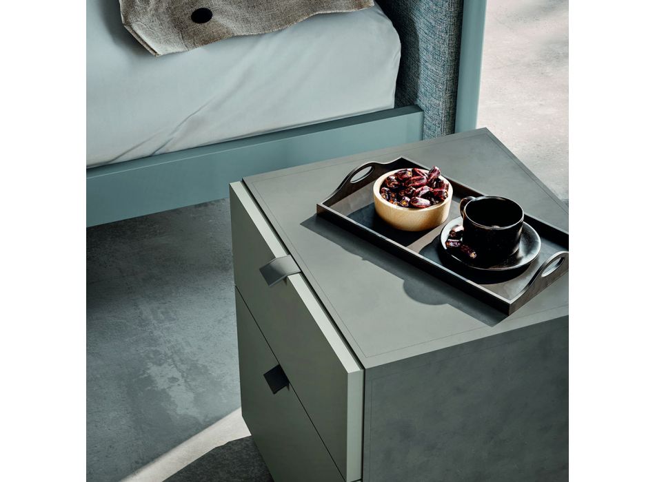 Bedroom Furniture with 4 Elements Modern Style Made in Italy - Eletta Viadurini
