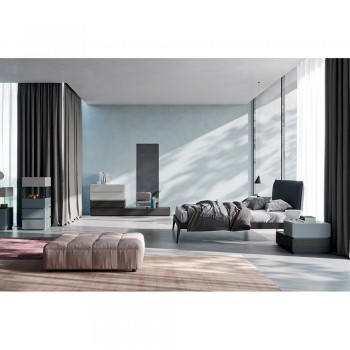Bedroom Furniture with 7 Elements Modern Style Made in Italy - Polynesia