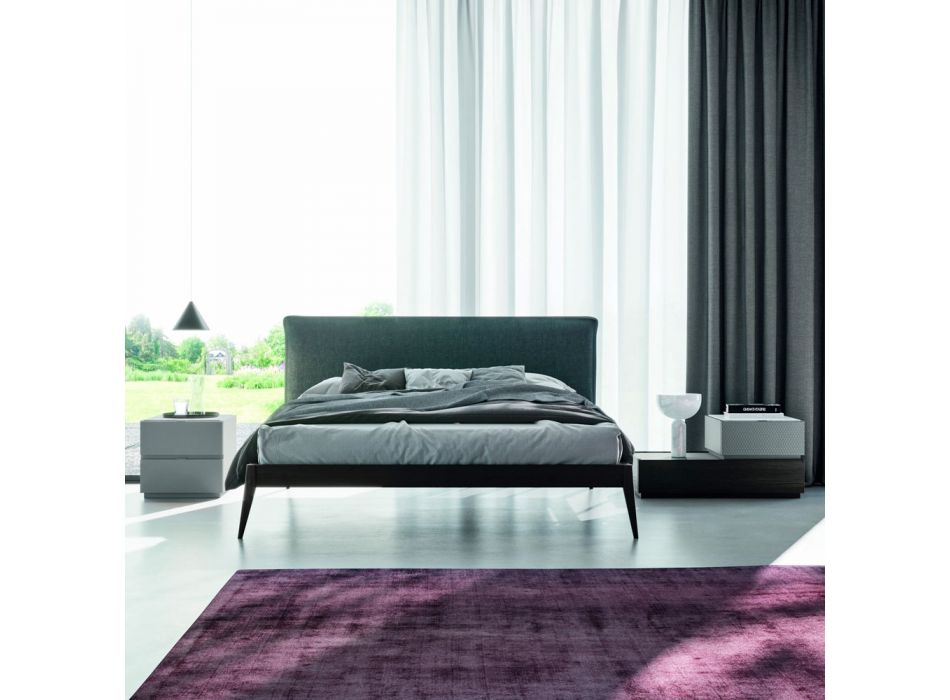 Bedroom Furniture with 7 Elements Modern Style Made in Italy - Polynesia Viadurini