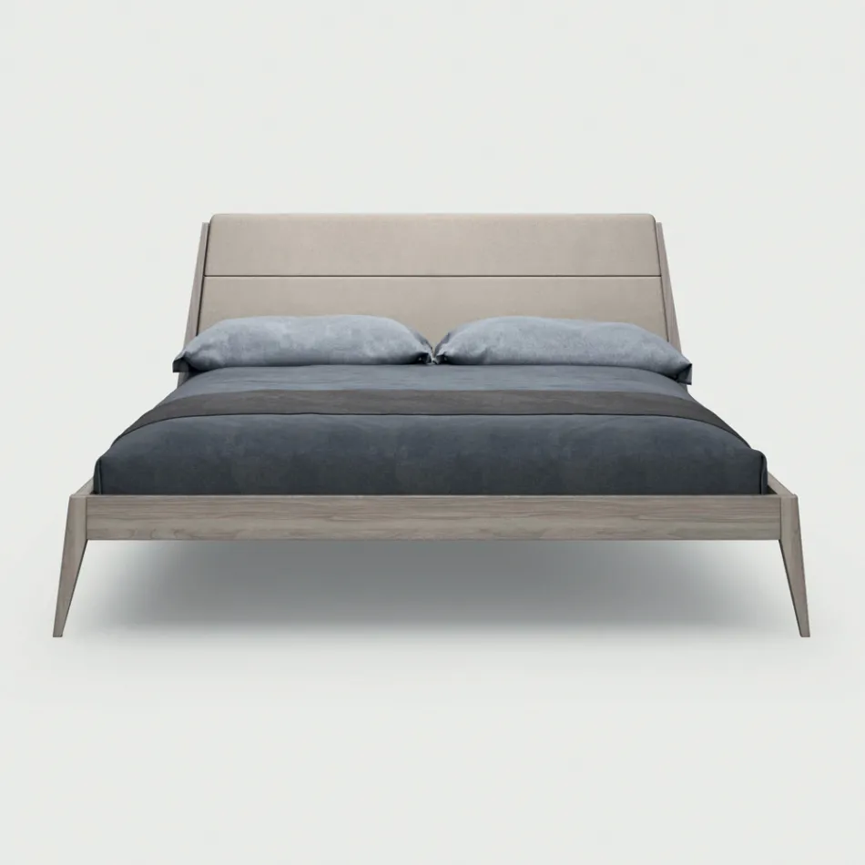 Double Bedroom Furniture with 4 Elements Made in Italy - Lucania Viadurini