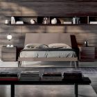 Double Bedroom Furniture with 5 Elements Made in Italy - Scampia Viadurini