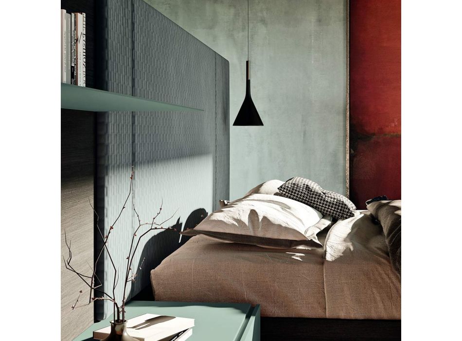 6-Element Bedroom Furniture Made in Italy - Ruby Viadurini