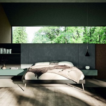 6-Element Bedroom Furniture Made in Italy - Ruby
