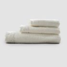 Armonia Cotton and Lace Face Towels, Guest Towels and Bath Towels - Frollo Viadurini
