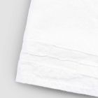 Italian Handcrafted Luxury White Heavy Linen Bath Towel - Jojoba Viadurini