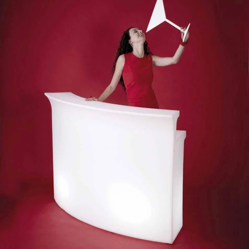 Bright bar counter Modern style Slide Break Bar made in Italy Viadurini