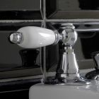3 Hole Bidet Mixer with Internal Brass Delivery Made in Italy - Noriana Viadurini