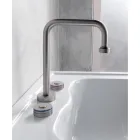 Modern 3-Hole Basin Mixer with Red and Blue Lines Made in Italy - Quito Viadurini