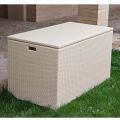 Outdoor Storage Trunk in Hand Woven Polyrattan - Harald