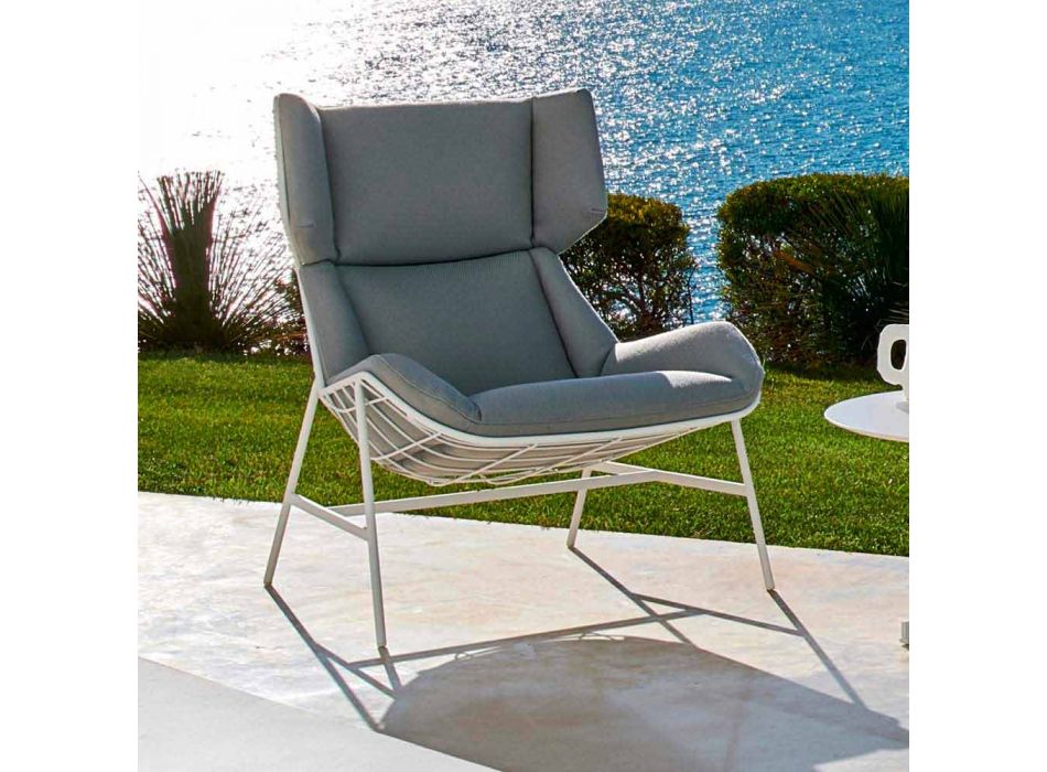 Bergere garden armchair Varaschin Summer Set of modern design Viadurini