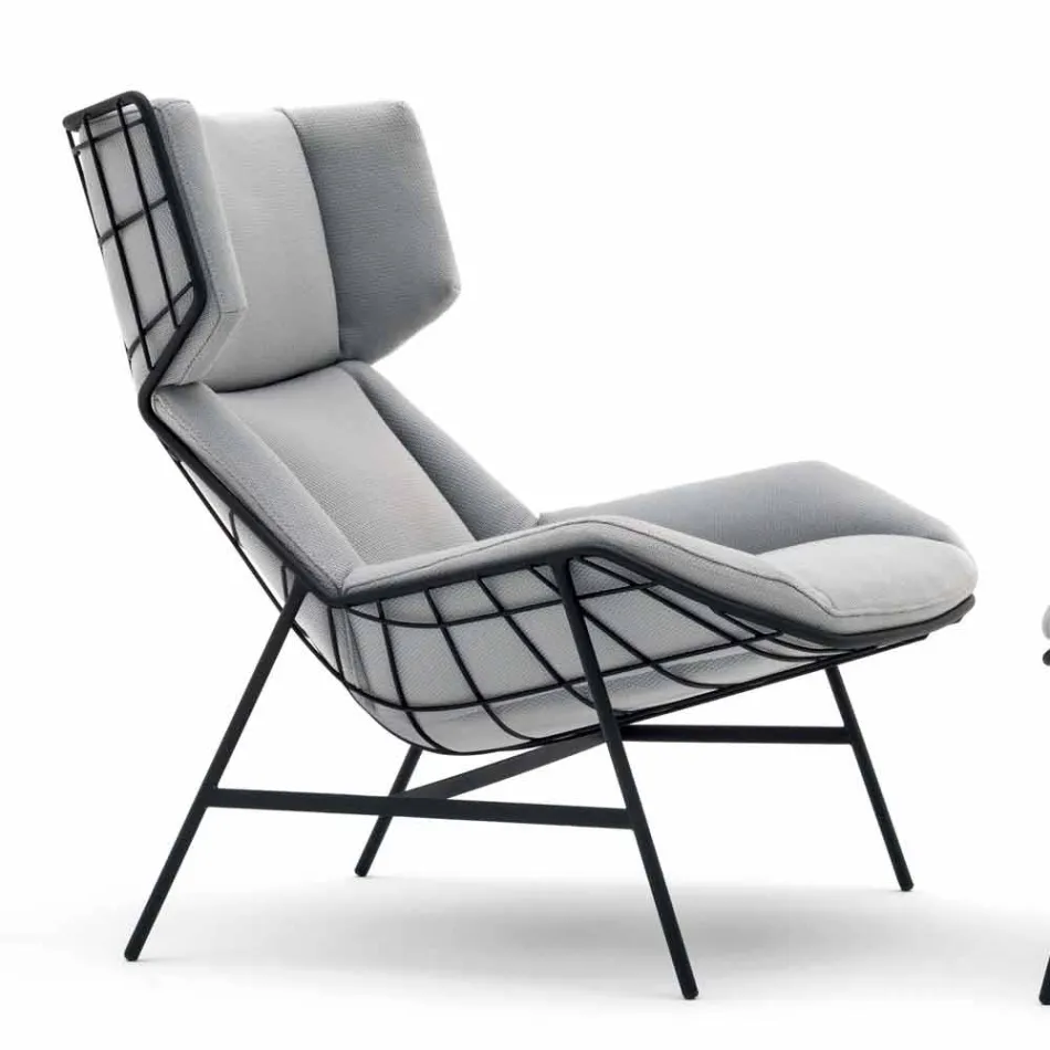 Bergere garden armchair Varaschin Summer Set of modern design Viadurini
