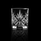 Double Old Fashioned Vintage Design Eco Crystal Glass 12 Pieces - Cantabile Viadurini