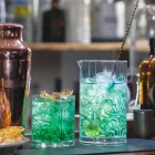 Mixing Glass with Eccentric Decoration Luxury Design 4 Pieces - Destino Viadurini