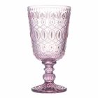 Goblet Glasses Wine or Water in Glass with Decorations, 12 Pieces - Pizzotto Viadurini