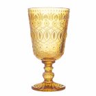 Goblet Glasses Wine or Water in Glass with Decorations, 12 Pieces - Pizzotto Viadurini