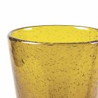 Artisan Blown Glass Water Glasses 3 Colors 12 Pieces - Yucatan Viadurini