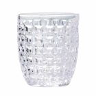 Decorated Transparent Glass Water Glasses, Modern Service 12 Pieces - Mix Viadurini