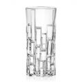 Tall Drinking Glasses in Decorated Ecological Crystal 12 Pieces - Catania