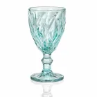 Modern Design Glass Colored Wine Glasses 6 Pieces - Timon Viadurini