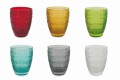 Modern Colored Glass Serving Glasses for Water - Folk