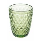Glasses for Water Service in Decorated Colored Glass 12 Pieces - Brillo Viadurini