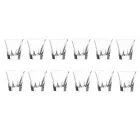 Tumbler Low Drink Glasses in Eco Colored Crystal 12 Pcs - Amalgam Viadurini