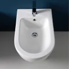 Aralia Single-Hole Cyclonic Ceramic Bidet with a Modern Design Viadurini
