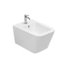 Single-Hole Wall-Hung Bidet in White Ceramic with an Elegant Modern Design - Giunco Viadurini