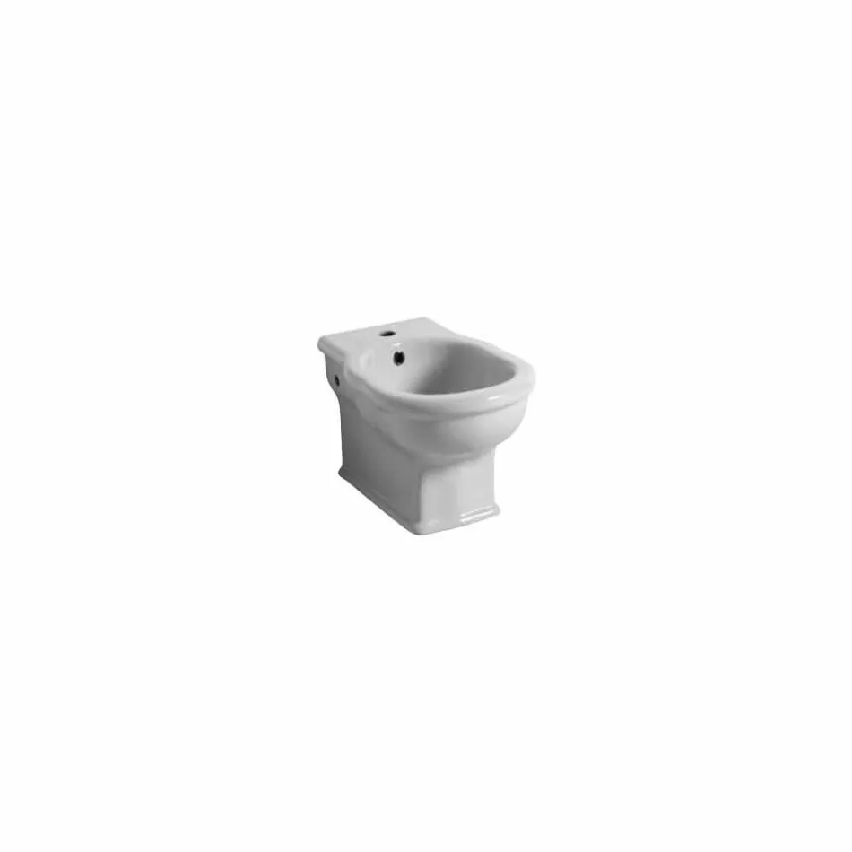 Modern wall hung bidet in white ceramic Style 54x36 cm, made in Italy Viadurini