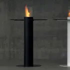 Biocamino outdoor bioethanol with glass top Dean-Table Viadurini