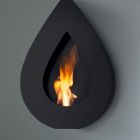 Biocamino Modern Wall bioethanol to Joseph flame shape Viadurini