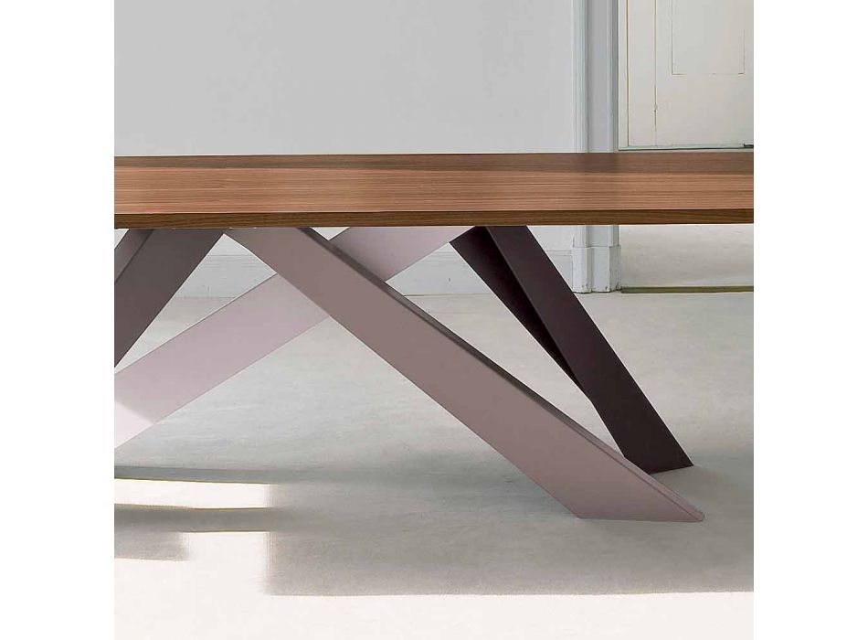 Bonaldo Big Table veneered wood table made in Italy design