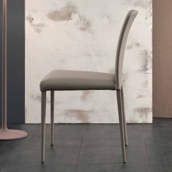 Bonaldo Deli design chair with upholstered seat made in Italy