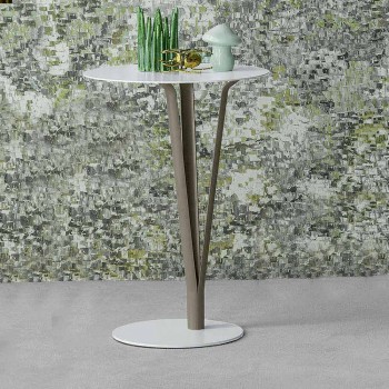 Bonaldo Kadou design table in painted steel D39cm made in Italy