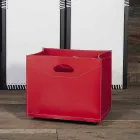 Wood bag in 100% Made in Italy Innovo leather Viadurini