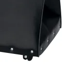 Eco-leather firewood bag with wheels Made in Italy - Snail Viadurini