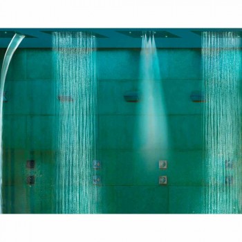 Bossini Dream shower head with three jets with modern color therapy