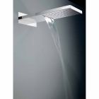 Bossini Manhattan shower head in stainless steel with two jets Viadurini