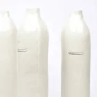 Luxury Design White and Gray Porcelain Bottles 2 Unique Pieces - Arcivero Viadurini