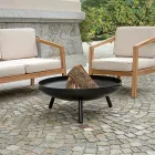 Outdoor Fire Pit Made of Iron in Different Sizes - Pluto Viadurini