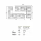 Brick radiator electric design radiator made in Italy by Scirocco H Viadurini