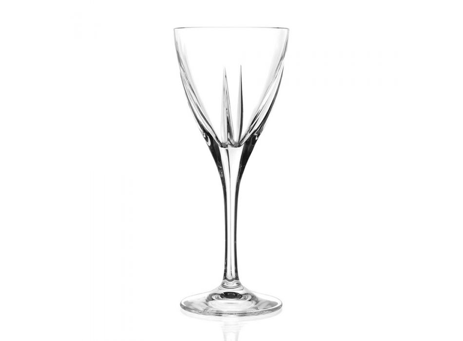 Liqueur Glasses in Colored or Transparent Eco Crystal 12 Pcs - Amalgam Viadurini