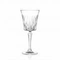 Luxury Wine and Cocktail Glasses Design in Eco Crystal 12 Pieces - Senzatempo