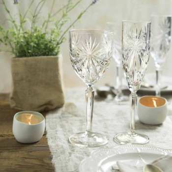 12 Pieces Ecological Crystal Wine or Water Glasses - Daniele