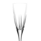 Flute Glasses in Colored or Transparent Ecological Crystal 12 Pcs - Amalgam Viadurini