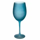 Colored Wine Glasses in Frosted Glass with Ice Effect, 12 Pieces - Autumn Viadurini